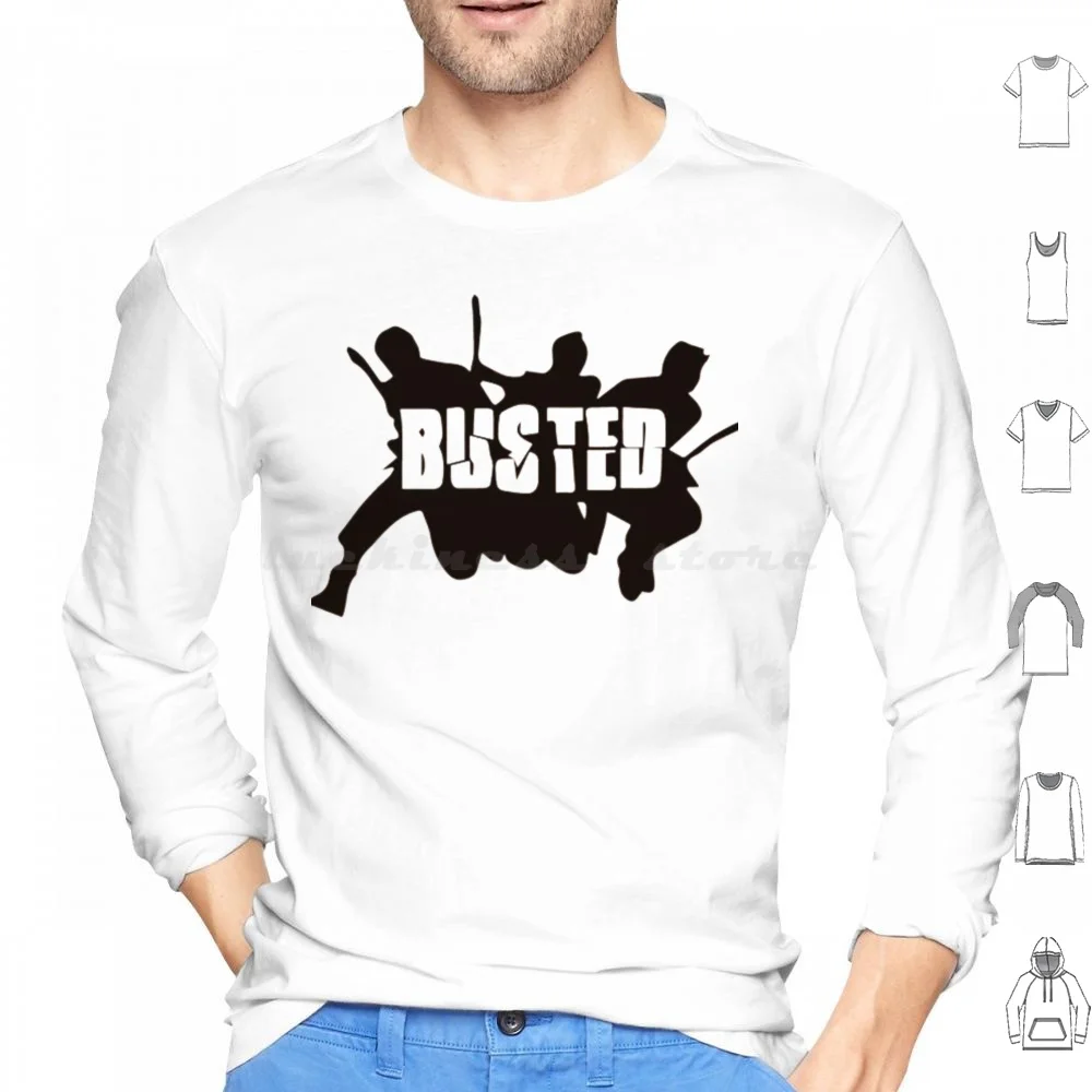 Busted Hoodie cotton Long Sleeve Busted Music James Bourne Matt Willis Charlie Mcbusted Busted Band Busted Tour Pigs