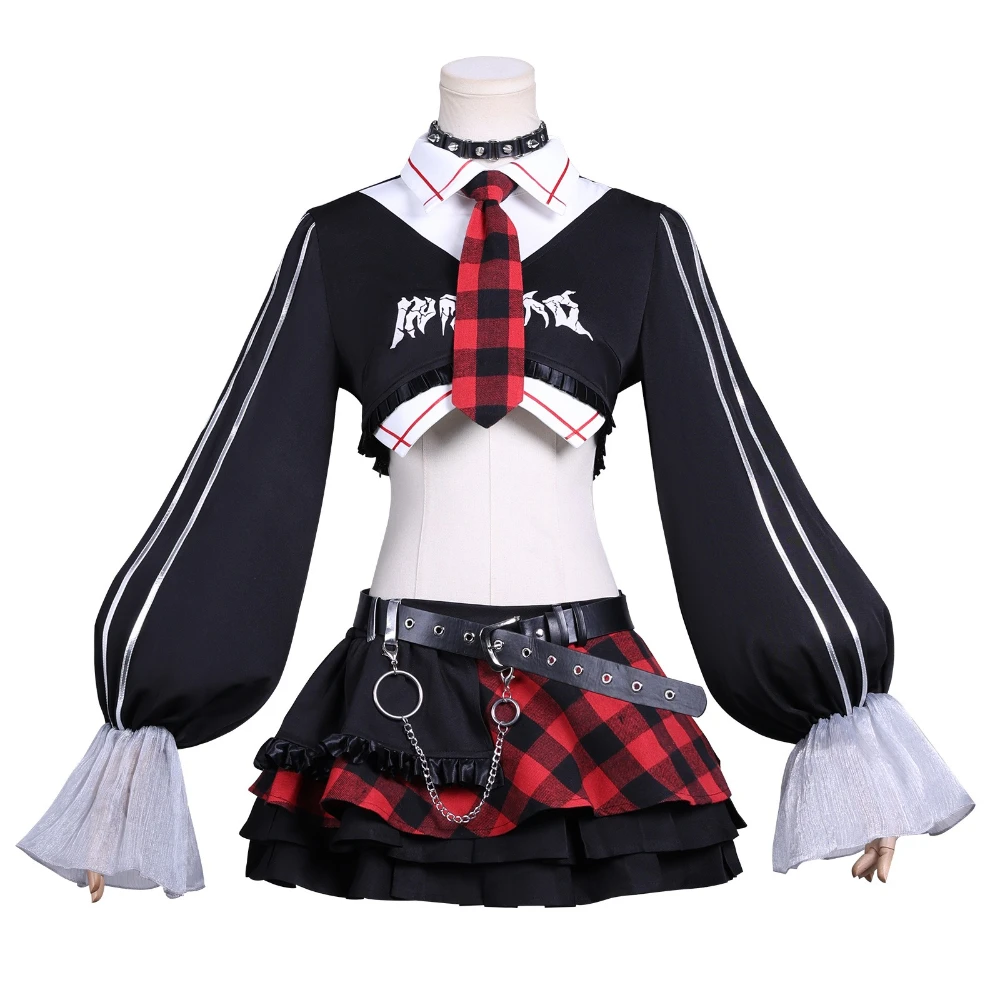 

Asuka Langley Soryu Cosplay Costume Asuka Cos Dress Accessories Adult Female Performance Halloween Rock Band Elephant Uniform