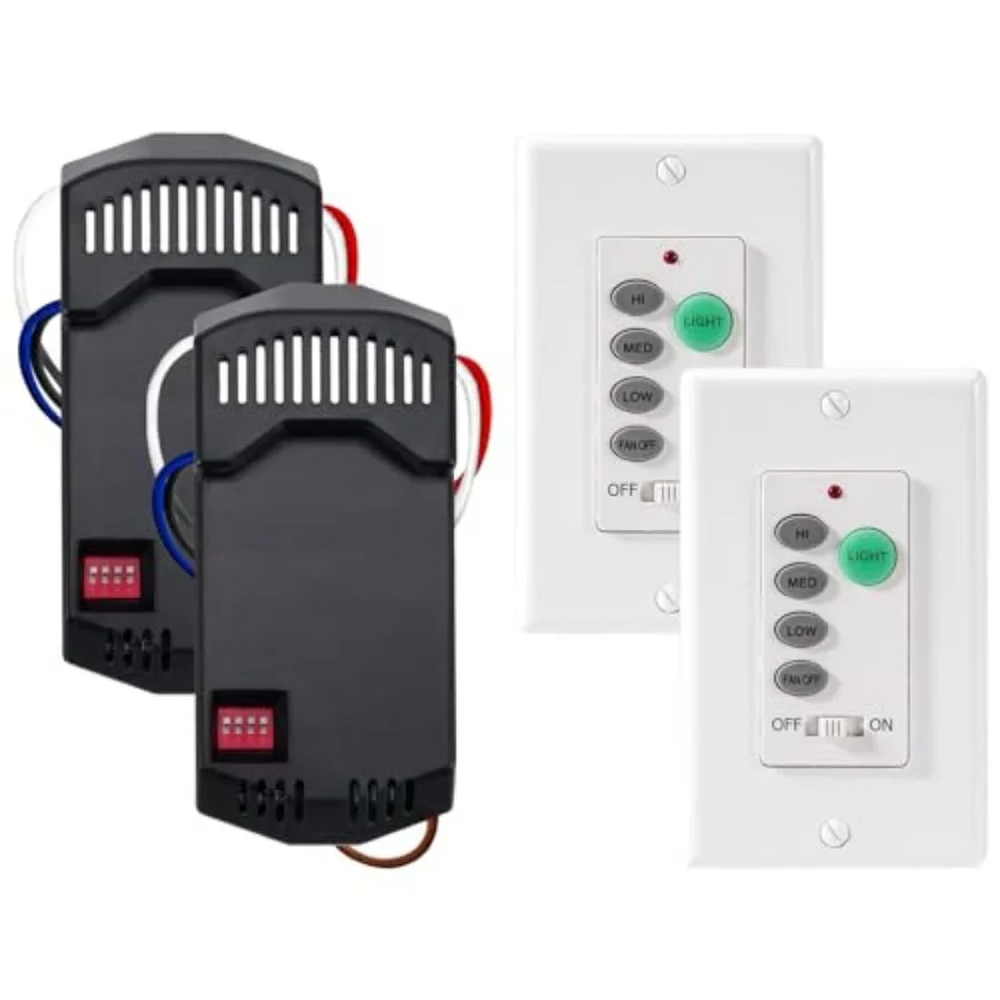 

Universal Ceiling Fan Remote Control, Ceiling Fan Wall Switch UC9050T, UC9050T Ceiling Fan Wall Remote Control Compatible with