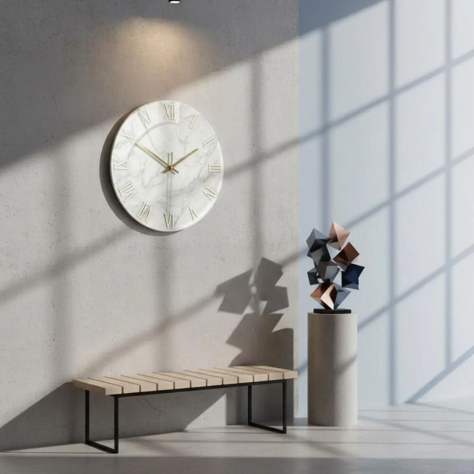 marble-decorative-plate-wall-clock-gold-roman-numerals-large-display-luxury-timepiece-for-living-room