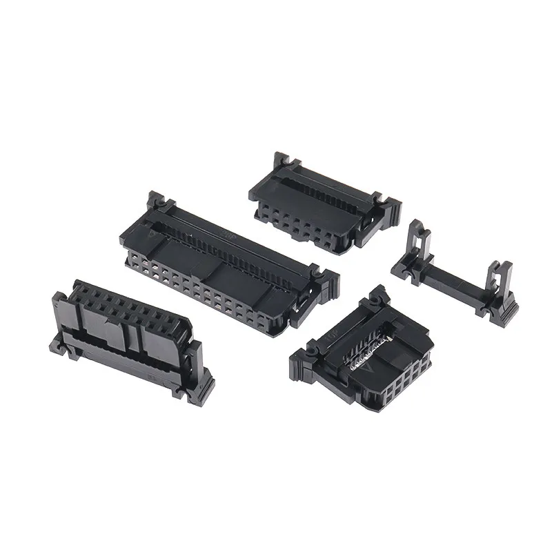 2.54MM FC Crimping head Butterfly buckle simple horn plug FC-10P/14P/16P/20P/30P/40P terminal connector