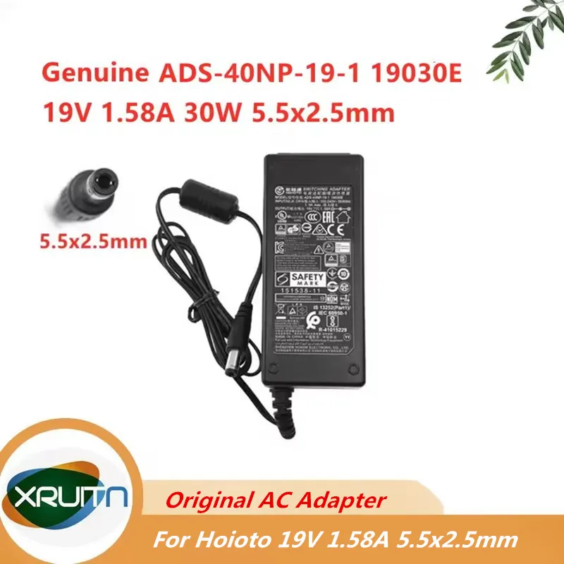 

Оригинальный источник питания 19 В 1,58 А ADS-40NP-19-1 для монитора HP 23ER 22EP 22er ADS-40NP-19-1 19030E ADS40NP191, зарядное устройство переменного тока