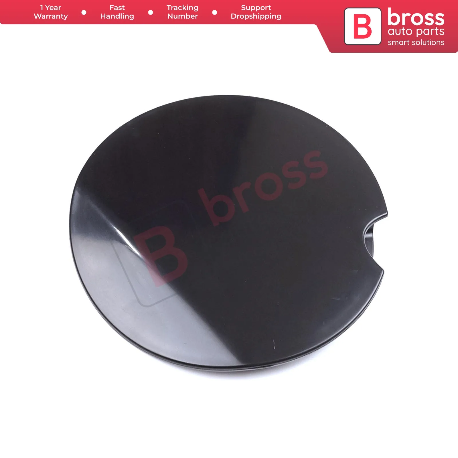 

Bross BSP946 Fuel Filler (Fill-In) Flap Cover Cap BLACK COLOR 788300005R For Renault Megane III MK3 2008–2016 Hatchback Only.