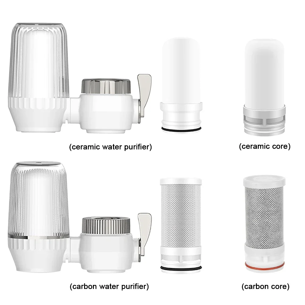Tap Water Purifier Removable Faucet Water Purifier Rust Removal Clean Kitchen Tap Replacement Filter for Home Daily Use
