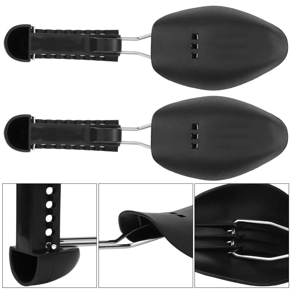 4pcs Shape Plastic Material Shoe Tree Adjustable Length Expanding Design Shoe Stretcher Shoe Shaper For Shoes
