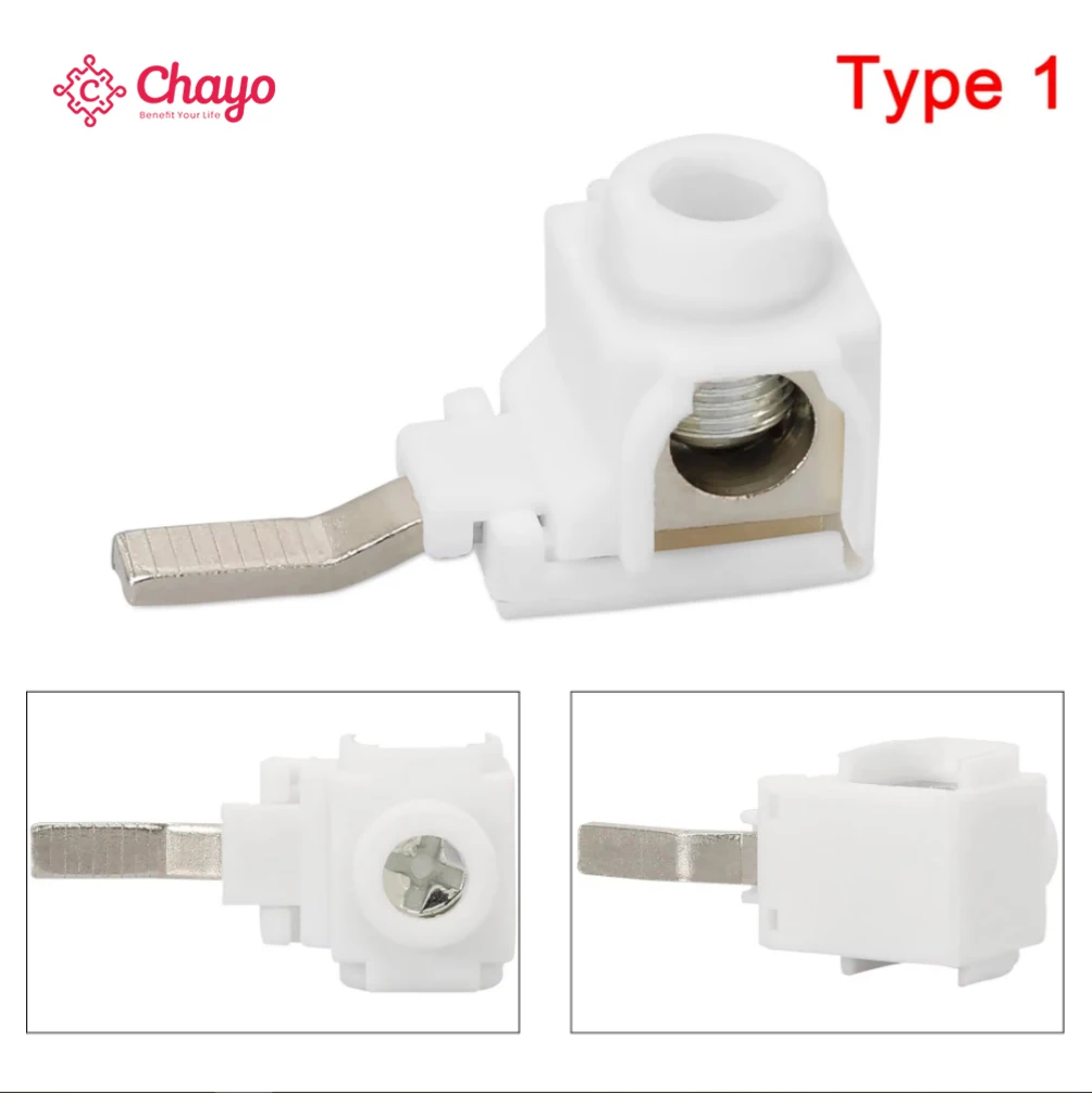 Free Shipping 10 Pieces/Lot 25 Mm² Terminals for Busbar Circuit Breaker Distribution Box Electrical Wire Connector TONGOU