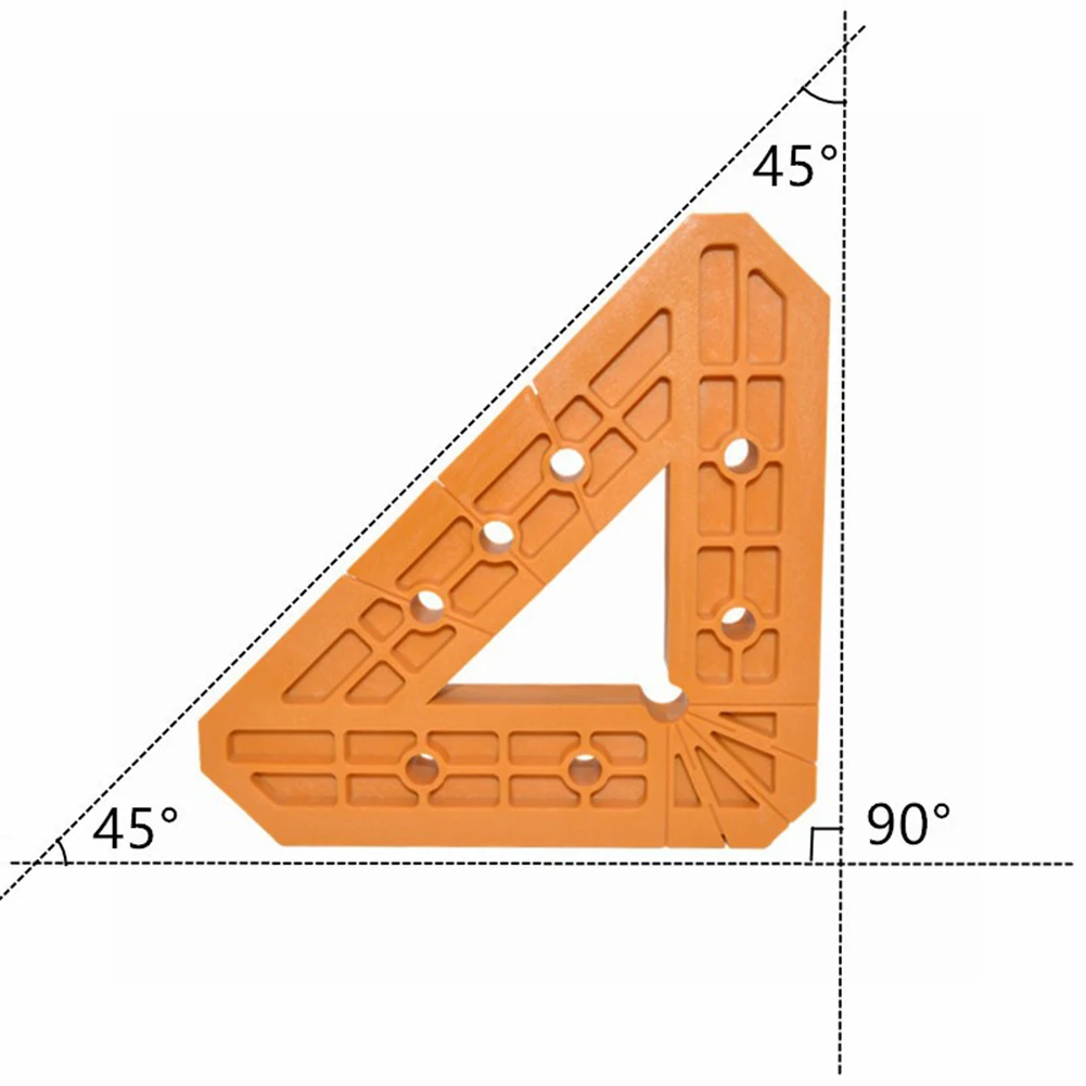Wood Corner Clamping Tool Set with Triangular Structure for Stable Support During Gluing Drilling and Sawing Operations