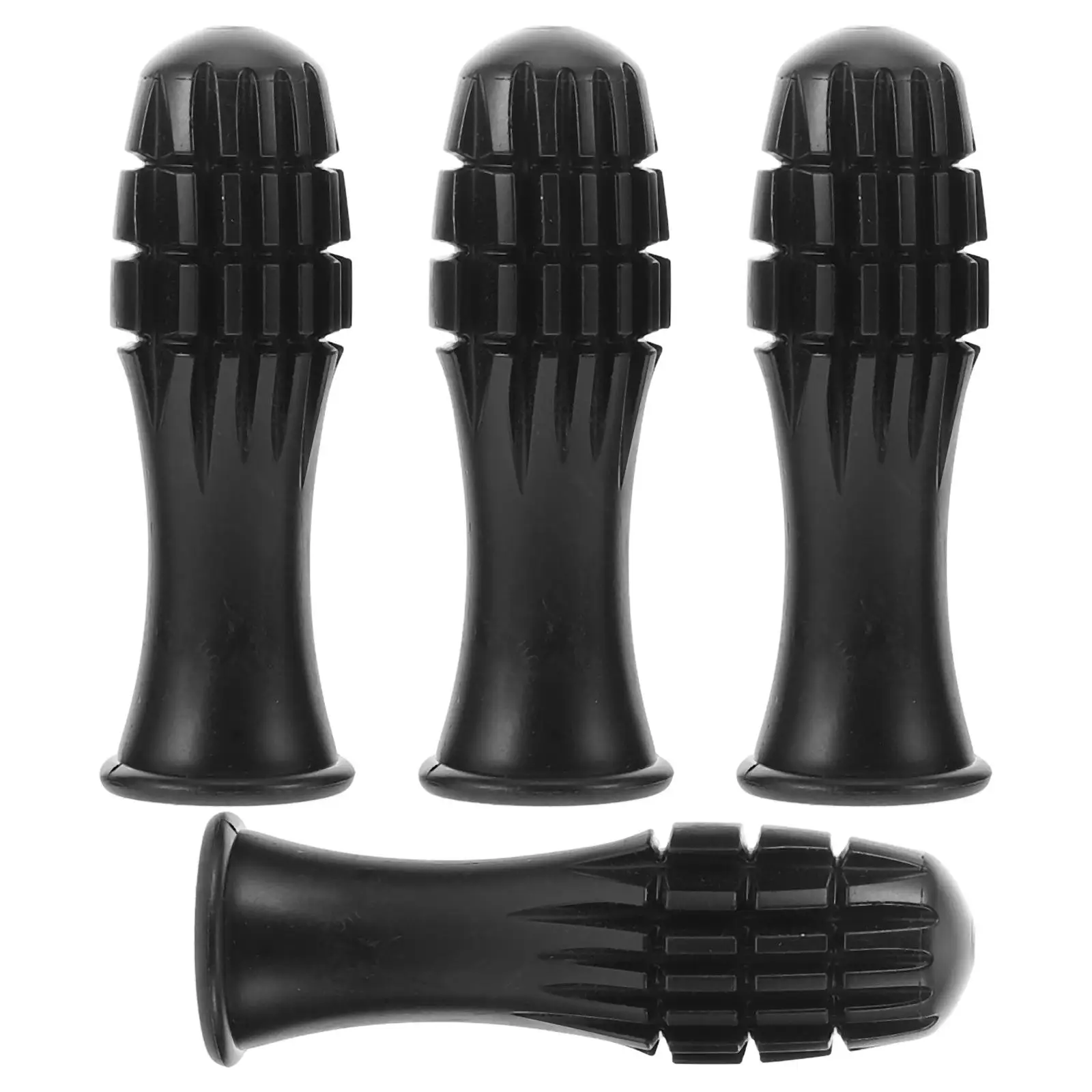 

4 Pcs Handles Black Replaceable Foosball Grip Replacement Table Football Grips Wear Resistant Practical Gaming Experience