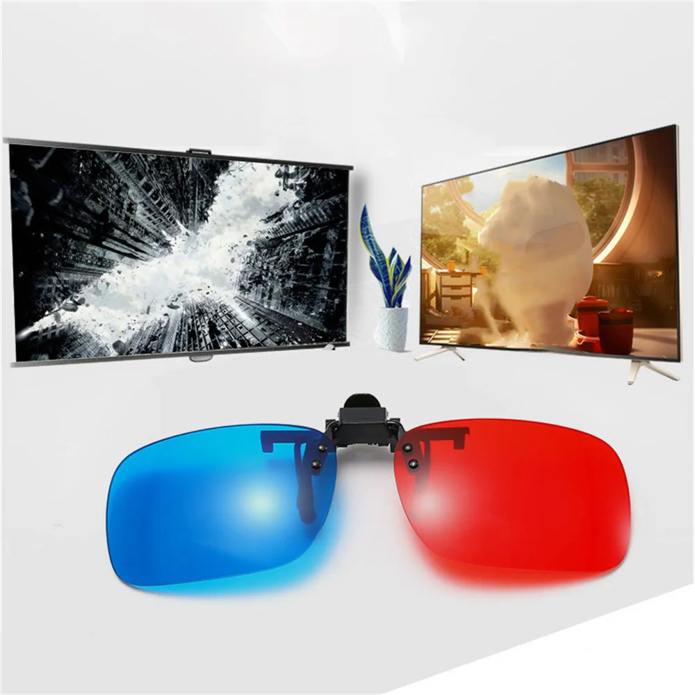 Red Blue Green 3d Glass 3d Relief Movie Black Frame Editing Cinema Polarized 3d Stereoscopic Special Price Sunglasses Clip