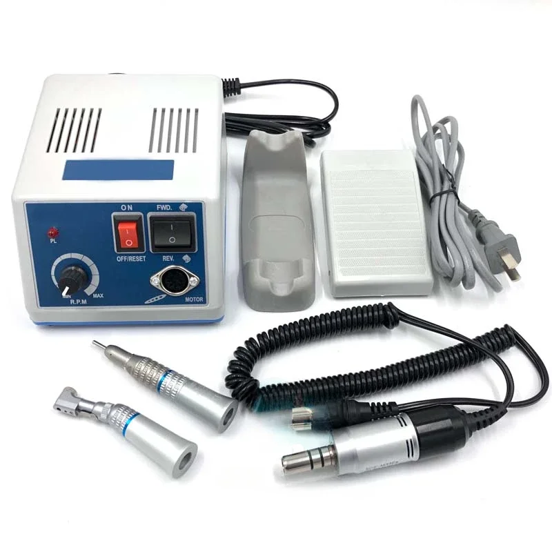 

dentals laboratorys Nail Drills Polisher 35000RPM Micromotors with E-type handpiece + straight handpiece + contra angles