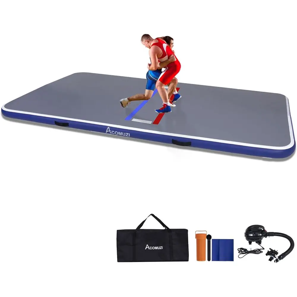 

Inflatable Wrestling Mat 13FT/10FT/5FT, Portable Jiu Jitsu Mats Wrestling Mat for Home, Outdoor or Indoor Training Mat for Water