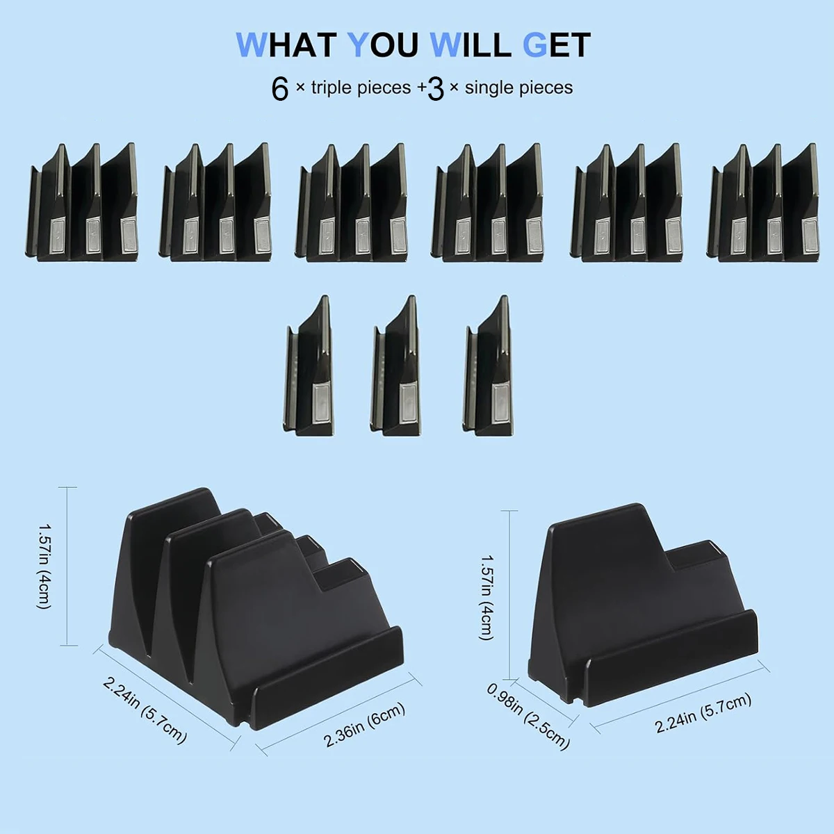 منظم مفتاح ربط مغناطيسي مكون من 21 أداة، مجموعة منظم مفتاح ربط قابلة للتخصيص لصندوق الأدوات، حامل مفتاح ربط لتخزين درج الأدوات #3