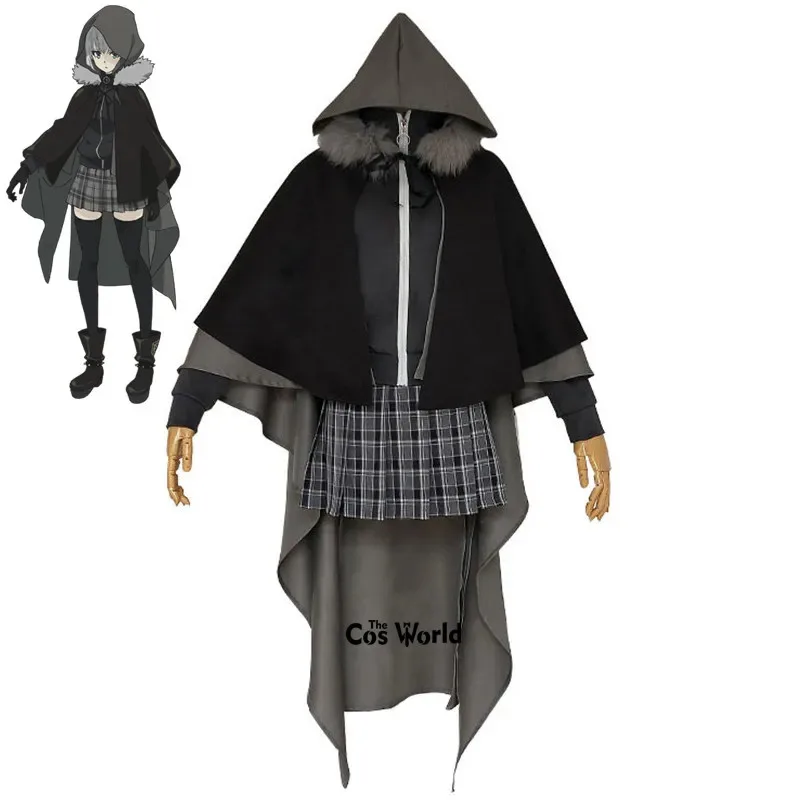 Serie Fate Lord El-Melloi II Case Files capa gris uniforme trajes Anime personalizar disfraces Cosplay