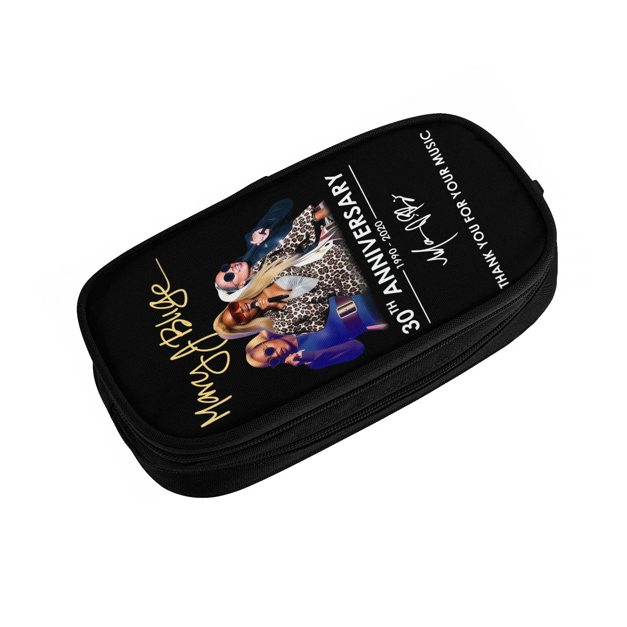 Cute Mary Jane Blige Singer Queen Hip-Hop of R&B  Pencil Cases for Boys Girls Large Capacity  Pencil Bag School Supplies
