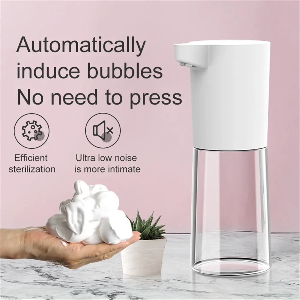 

Automatic Foam Dispenser 500ml Induction Bathroom Hands-Free IR Sensor Touch Container Foaming