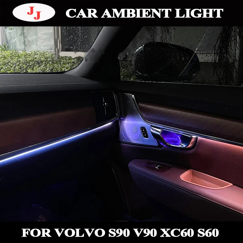 

Inter Led Ambient Light Decorate Atmosphere Lamp Fit for Volvo S90 64-color 2017-2021 Xc60 Speaker Cover Mid Treble