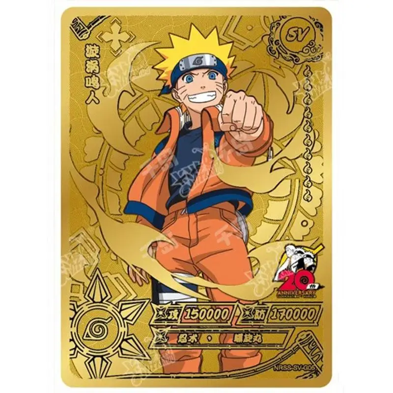 Kyou SV 1 ~ 10 serie Naruto Namikaze Minato Hatake Kakashi Rare Limited Edition Collection Card giocattoli regalo di compleanno di natale