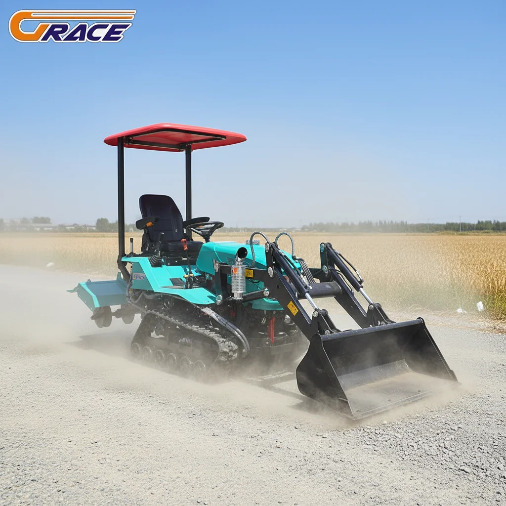 Customize Portable Tractor With Flail Mower Small Farm Garden Use Fast Delivery