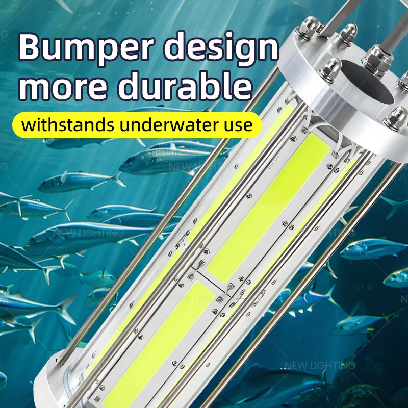 Ip68 1000 واط 2000 واط 3000 واط Led مصباح الصيد 165 فولت 265 فولت الأخضر مركبة بحرية أعماق البحار الحبار التونة إغراء ليلة عالية الطاقة مصباح مقاوم للماء #3