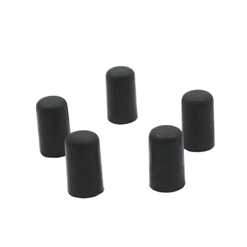 Hot 5pcs Cello Endpin Rubber Tip Cap Protector Rubber Non-Slip Mat for Cello Strings Instrument Part Replacement Rubber Material