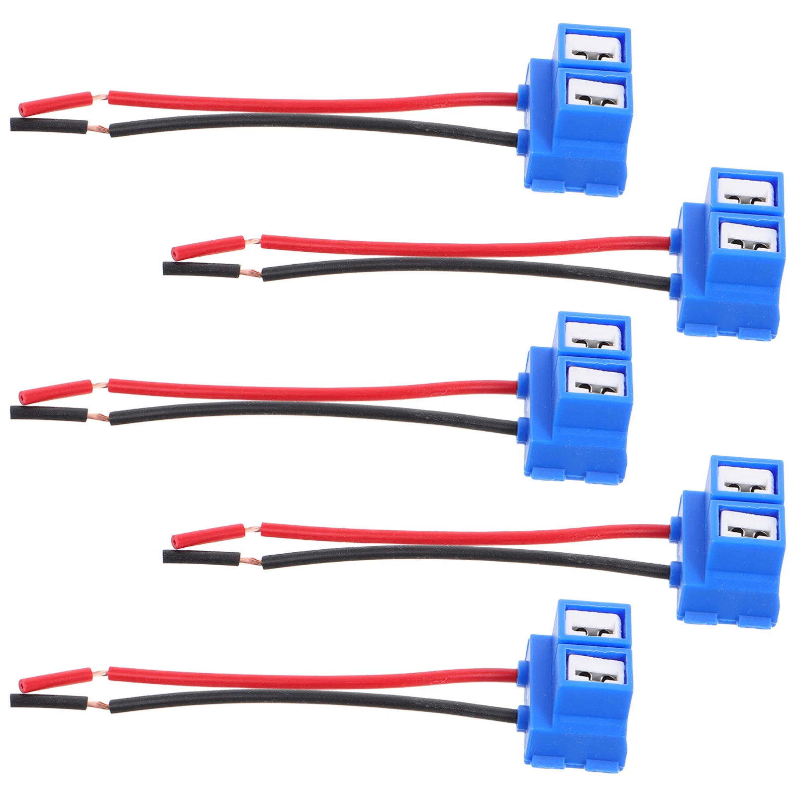 

5Pcs Ceramic H7 Automotive Headlight Socket Plug Adapter Fog Light Retrofit Connector Wiring Harness Socket Plug