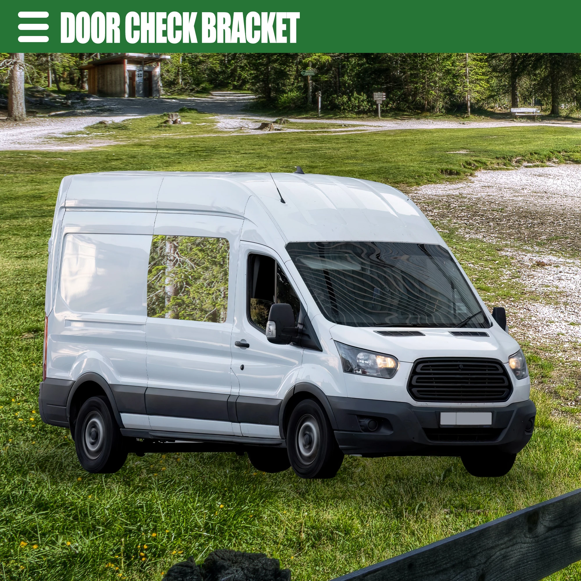 

X Autohaux 2Pcs Door Check Strap Assembly for Ford Transit MK7 2006-2014 No.6C1AV23500AC