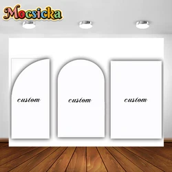 Mocsicka Custom Arch Cover Backdrop Doubleside Photography Background Baby Shower Wedding Birthday Party Decora Backdrop