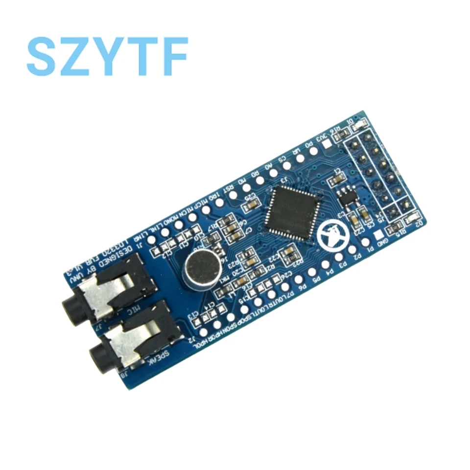 LD3320 Módulo de reconocimiento de voz puerto serie/interfaz SPI tarjeta de desarrollo de Control de voz inteligente