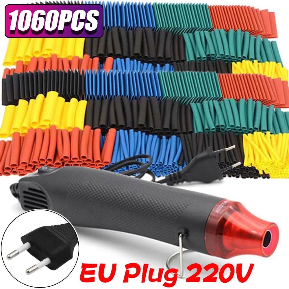 1060/530/127PCS Krimpkous kit 2:1 Krimpbare Draad Krimpfolie Draad Sluit Cover Kabel Reparatie bescherming