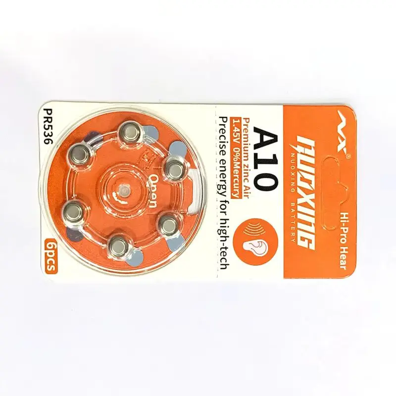 240Pcs Hearing Aid Batteries 10 A10 ZA10  P10 PR536 Rayovac Peak High Performance Zinc Air Battery For Mini Digital Hearing Aid