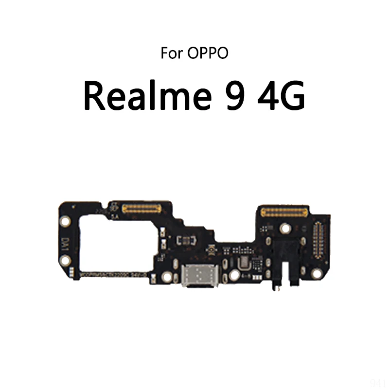 USB Charge Dock Port Socket Jack Connector Flex Cable For OPPO Realme 9 9 Pro + Plus 9i  4G 5G Charging Board Module