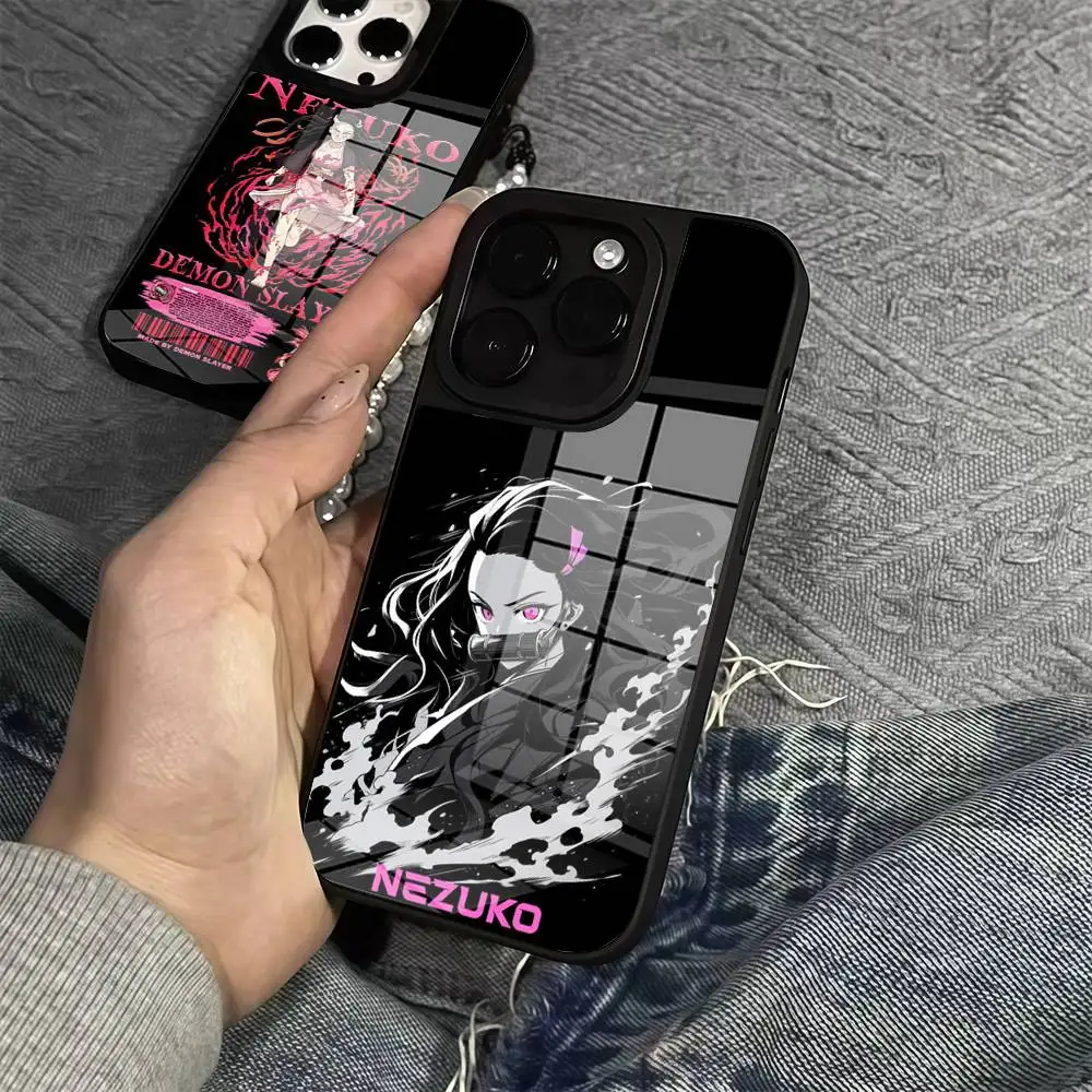

Anime NEZUKO Phone Case Phone Case Glass Cover For Iphone 16 15 14 12 11 13 Pro Max Mini Puls Attraction CASE