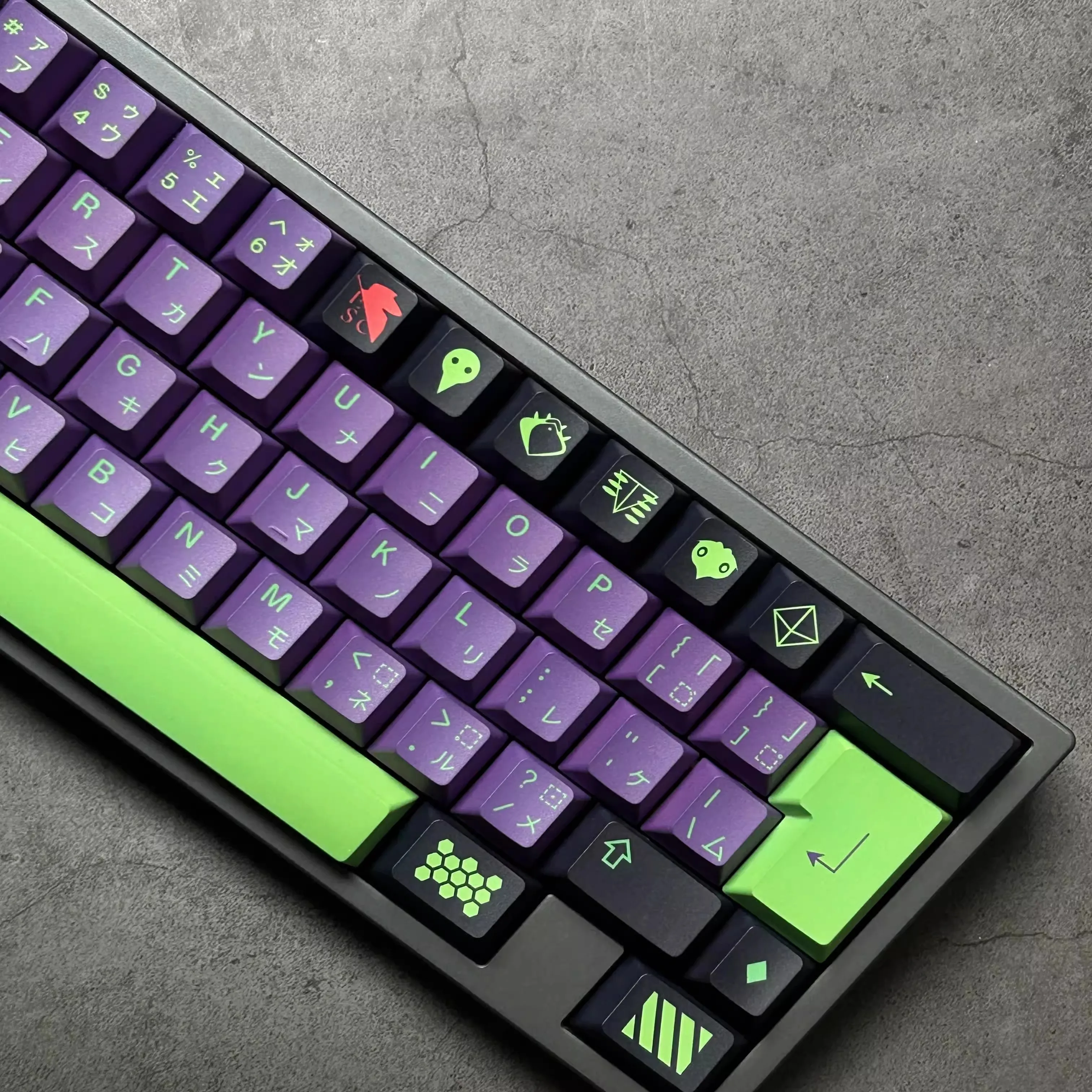 1 Set GMK Mecha 01 Keycaps PBT Dye Sub Key Caps Cherry Profile Lightproof ICON Keycap For Alice Wooting Double B Split Spacebar - Image 5