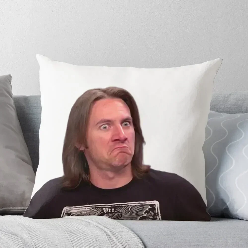 

Disgusted Matt Mercer Throw Pillow pillow cover christmas Embroidered Cushion Cover pillow