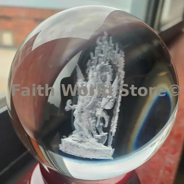 Buddhist worship Crystal internal sculpture Vajrakilaya Dorje Phurpa Karma Heruka Tantric Buddha statue Subduing demons 50% off