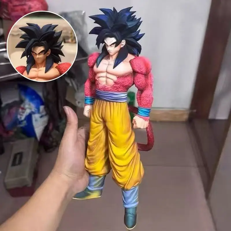 

Shengchuang Studio Dragon BallZ SSj3 Super Four Goku Broly 11.81Inch/30cm Can Move PVC Battle Favorites Figure hot toys Gifts