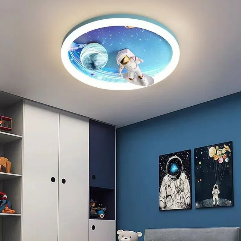 Cartoon Star Moon Ceiling Light 2025 New Full Spectrum LED Eye Care Kids Bedroom Boys Girls Room Remote Control Dimmable