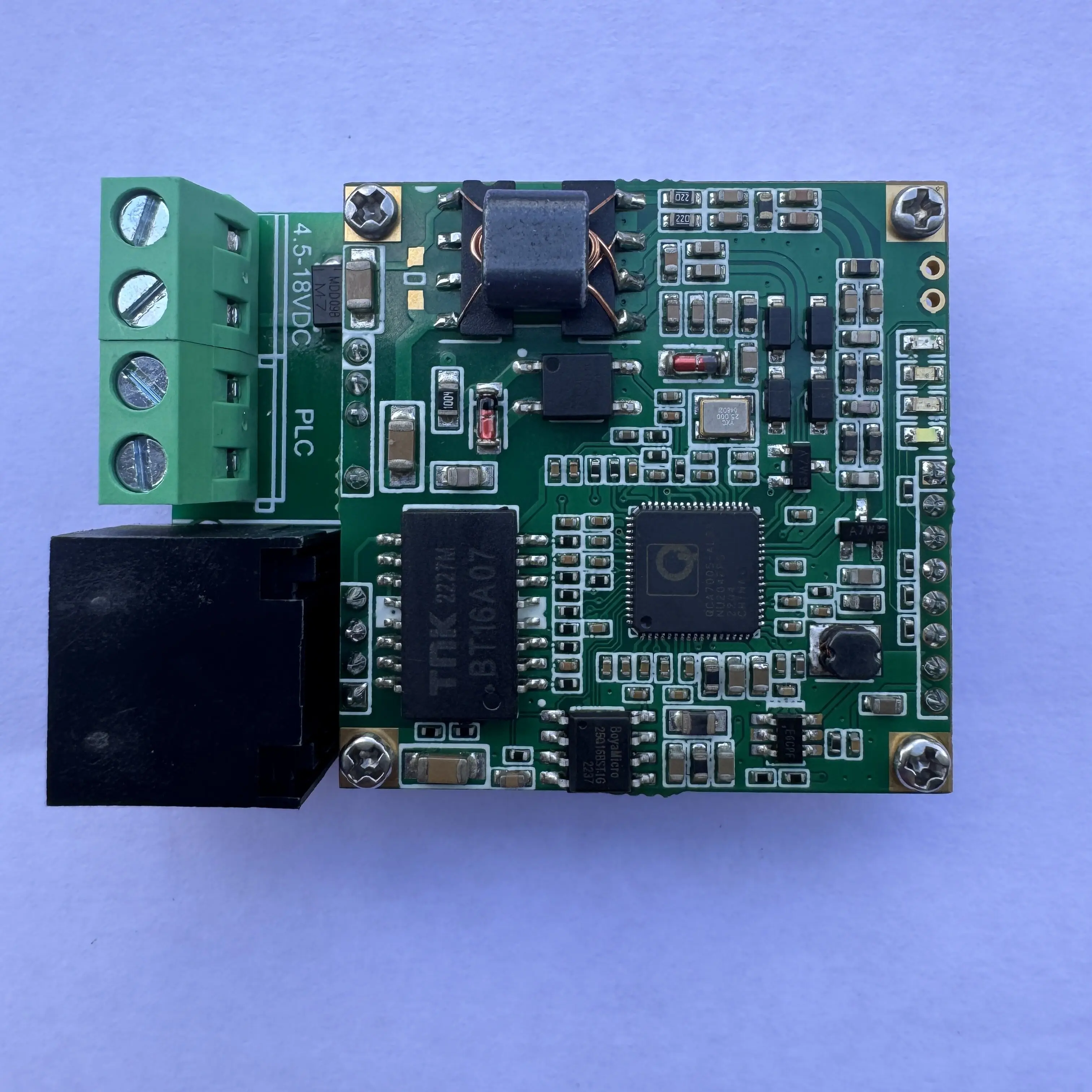 QCA7000/05GreenPHY European Standard Charging PLC Module Ethernet Interface ISO15118 DIN70121
