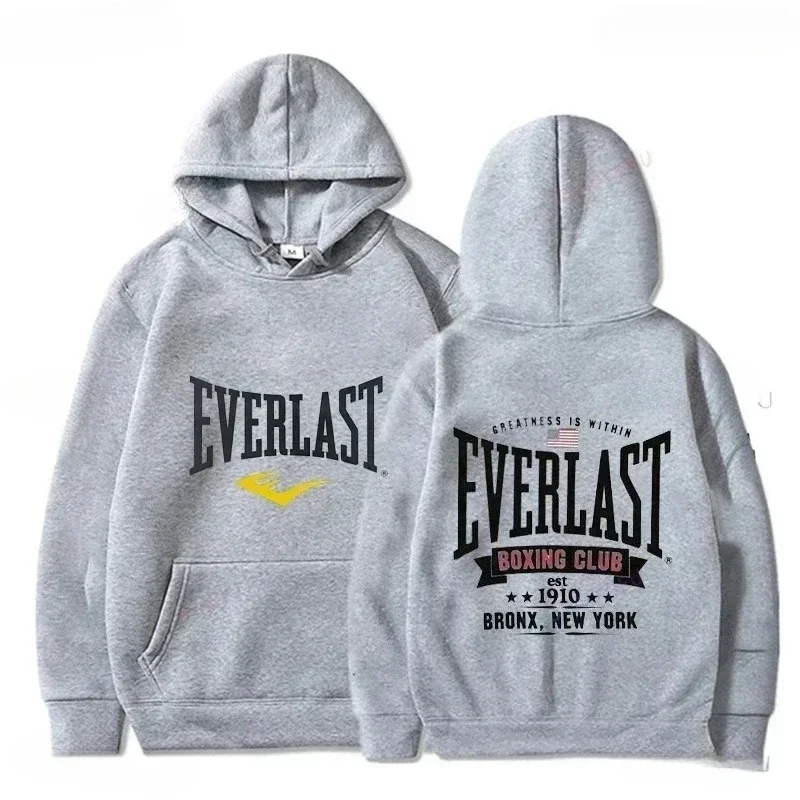 في عام 2025، ستكون بلوزات برسومات شعار Harajuku Casual Everlast عبارة عن ملابس رياضية شتوية كلاسيكية وشعبية للرجال