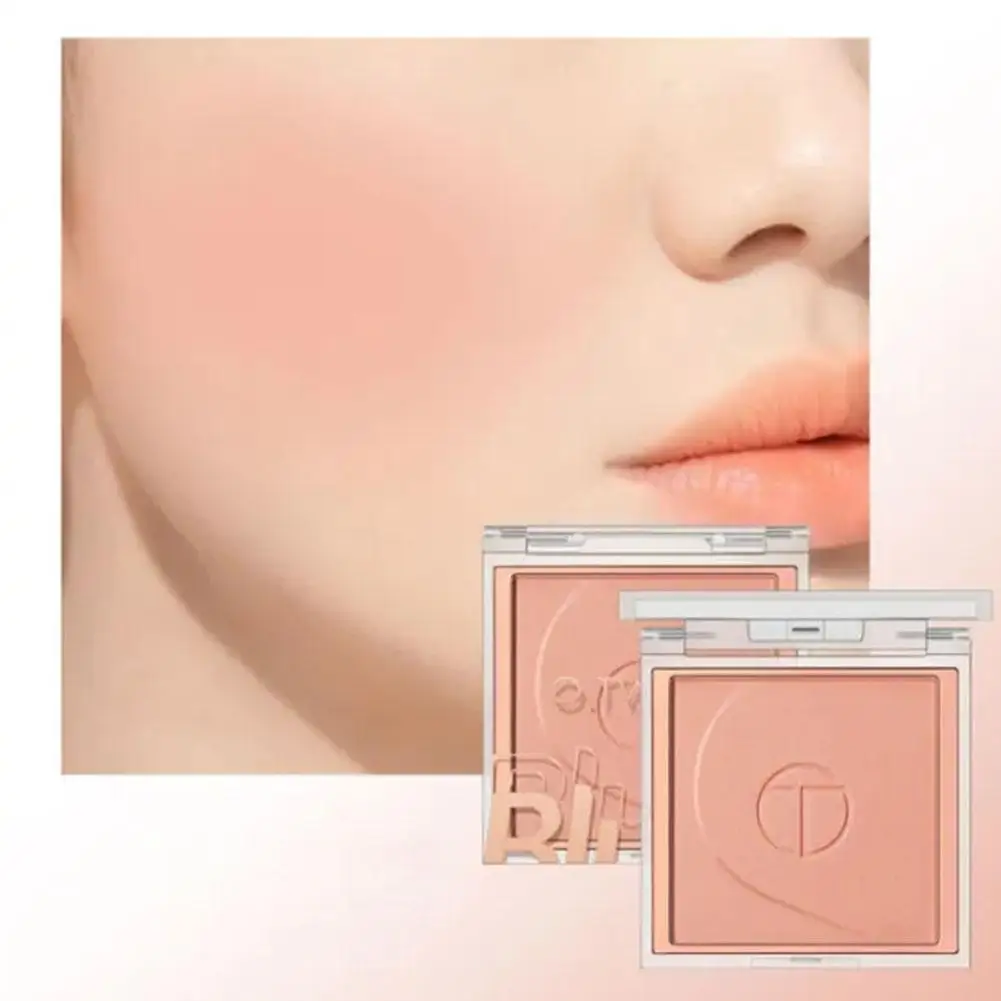 O.TW O.O-paleta de polvos de colorete, mezclas Faciales de Mejillas naturales mate, brillo rosa, cosméticos, melocotón, colorete de fácil duración, L6T7, 6 colores