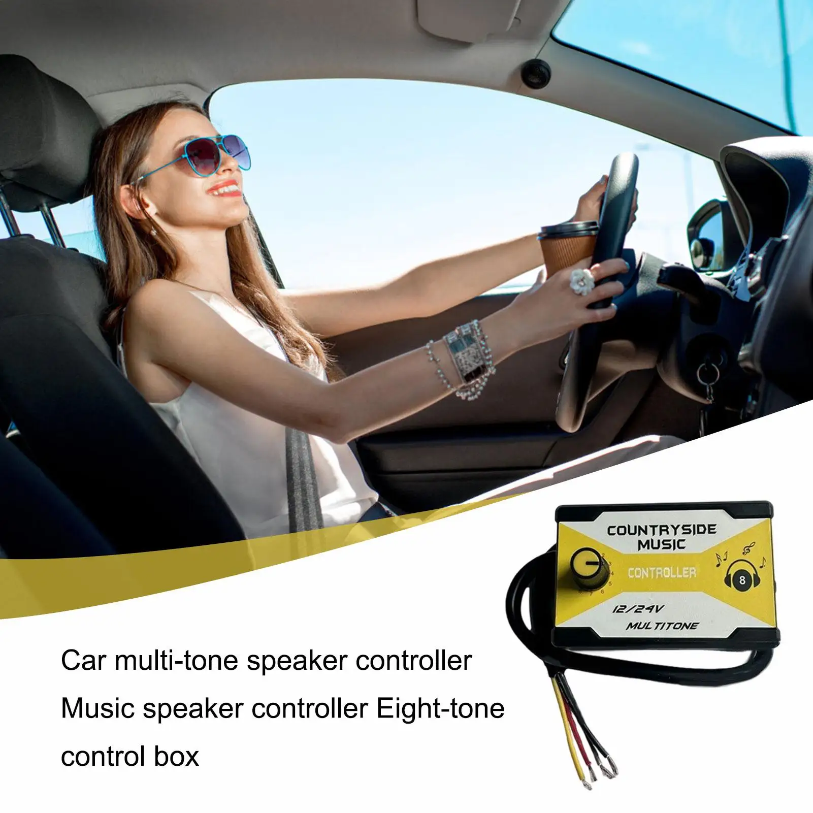 

Horn Controller Car Horn Controller Multi-Tone Control Box Automotive Accessories For Mother Men Friend Women Family Boyfriend