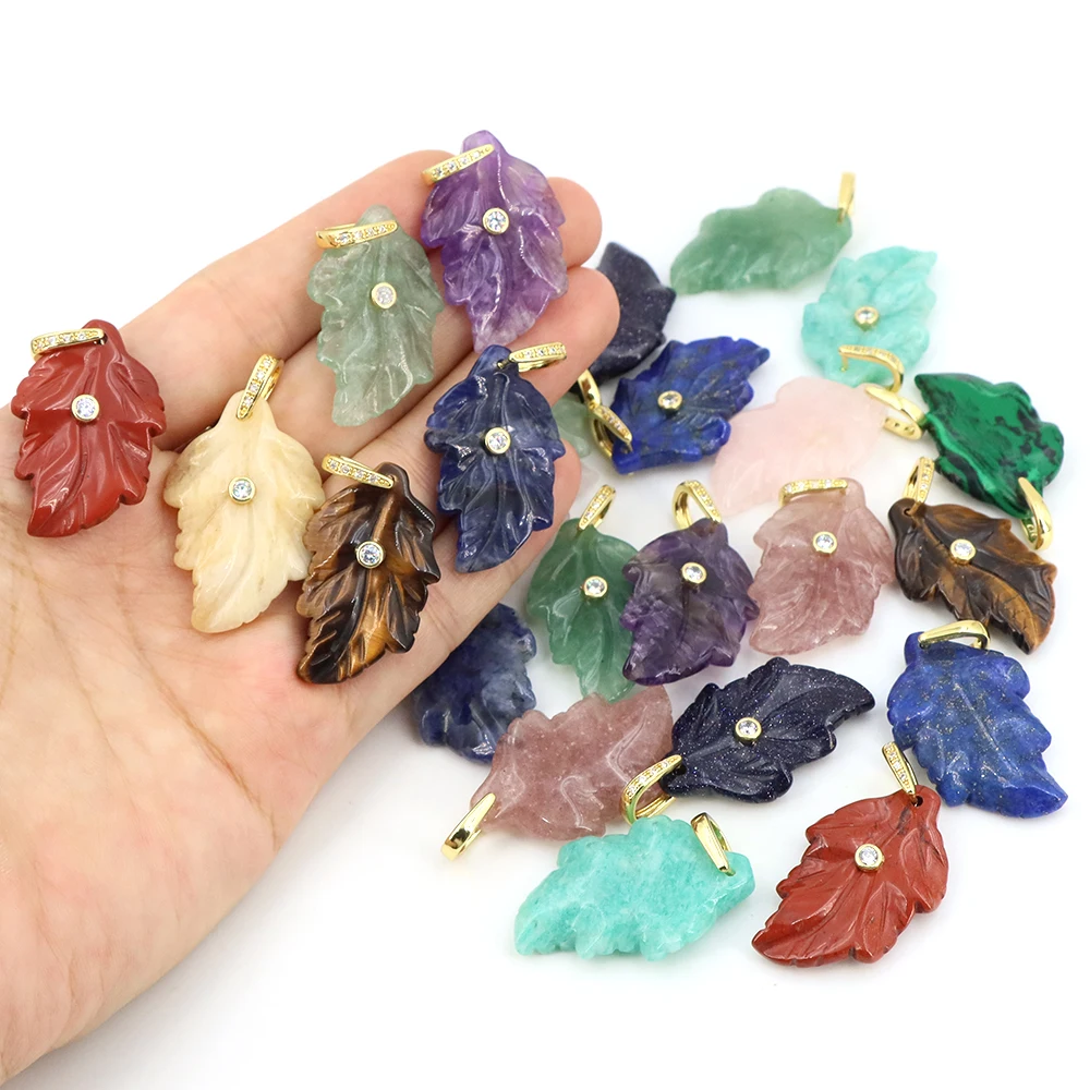 Naturalny kamień, kryształowy  – Crystal Pendant Necklace Natural Stone recenzja i cena