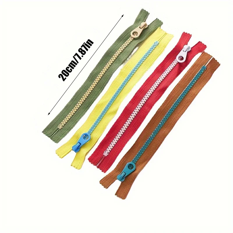 5pcs 5#15/2025/30cm resin zipper open self-locking zipper for jacket DIY clothing sewing zipper bag Jacket zipper accessories