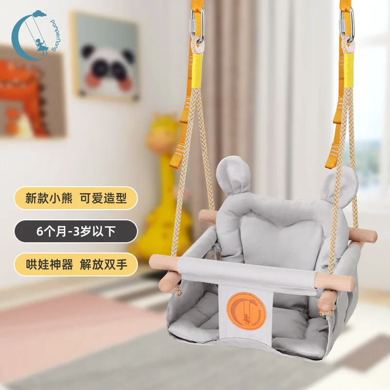 Cotton Infant Hanging Basket Chair Swing Outdoor Garden Household Baby Cradle