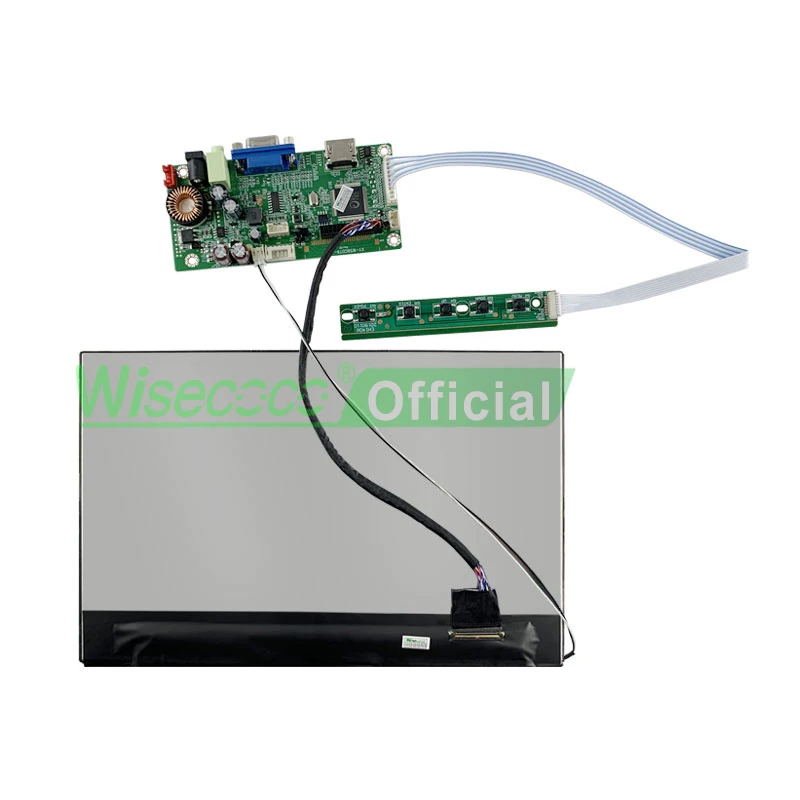 Imagem -02 - Wisecoco-luz Solar de Alto Brilho Lcd Lcd Touch Screen com Hdmi e Vga Driver Board 10.1 1280x800 1000 Nits