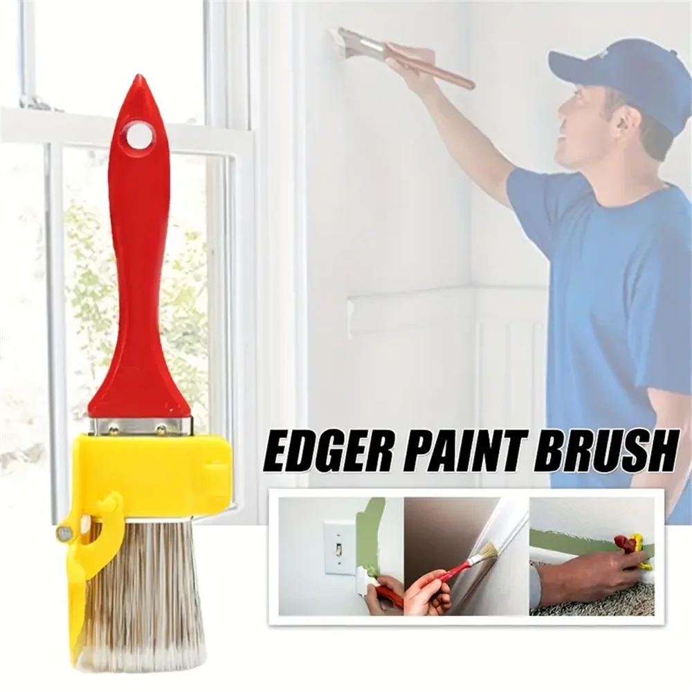Edging Color Separation Paint Brush Portable And Durable Lightweight Cleaning Brush Painting Brush With Wooden Handle Tool