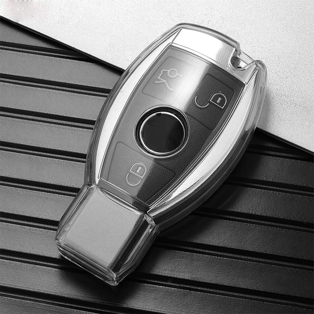 For Mercedes Benz W251 W463 W205 W176 W213 W204 W212 W177 AMG A B R C E S G GLK GLC CLA Car Key Cover Case Keychain Accessories