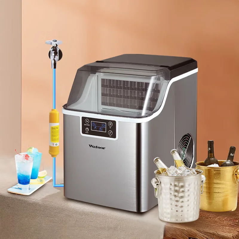 Commercial Ice Maker Super Large Output Milk Tea Shop Large Bar Automatic Cube Ice Machine