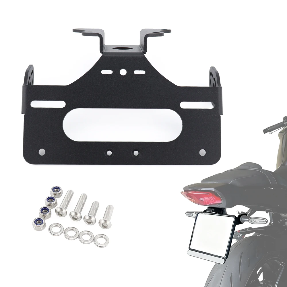 

Для Yamaha MT-10 FZ-10 2017 2018-2021 2022 2023 2024 мотоциклетное заднее хвостовое аккуратное крыло, комплект для устранения крыльев, держатель регистрационного знака