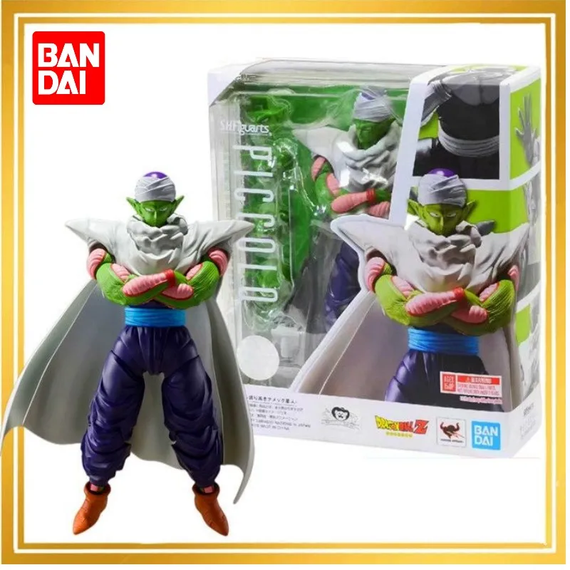 

BANDAI Original SHFiguarts Dragon Ball Z Piccolo with Cape Super Hero Action Figure PVC Anime Figurine Collection Model Gift Toy